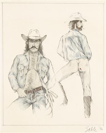 KAS SABLE (1947-) Untitled / [Cowboys].